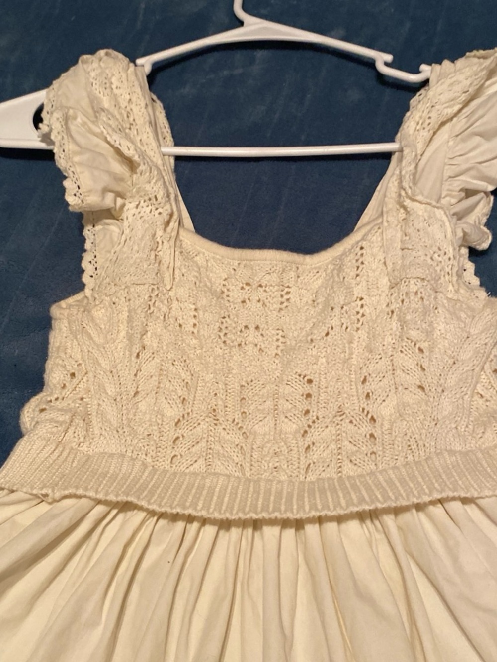 En Saison Cream Ruffled Sundress - Picture 3 of 3